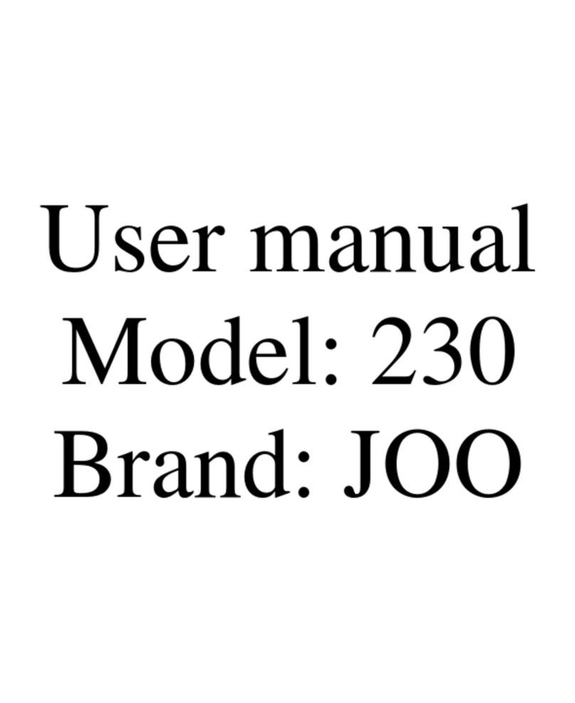 JOO 230 user manual