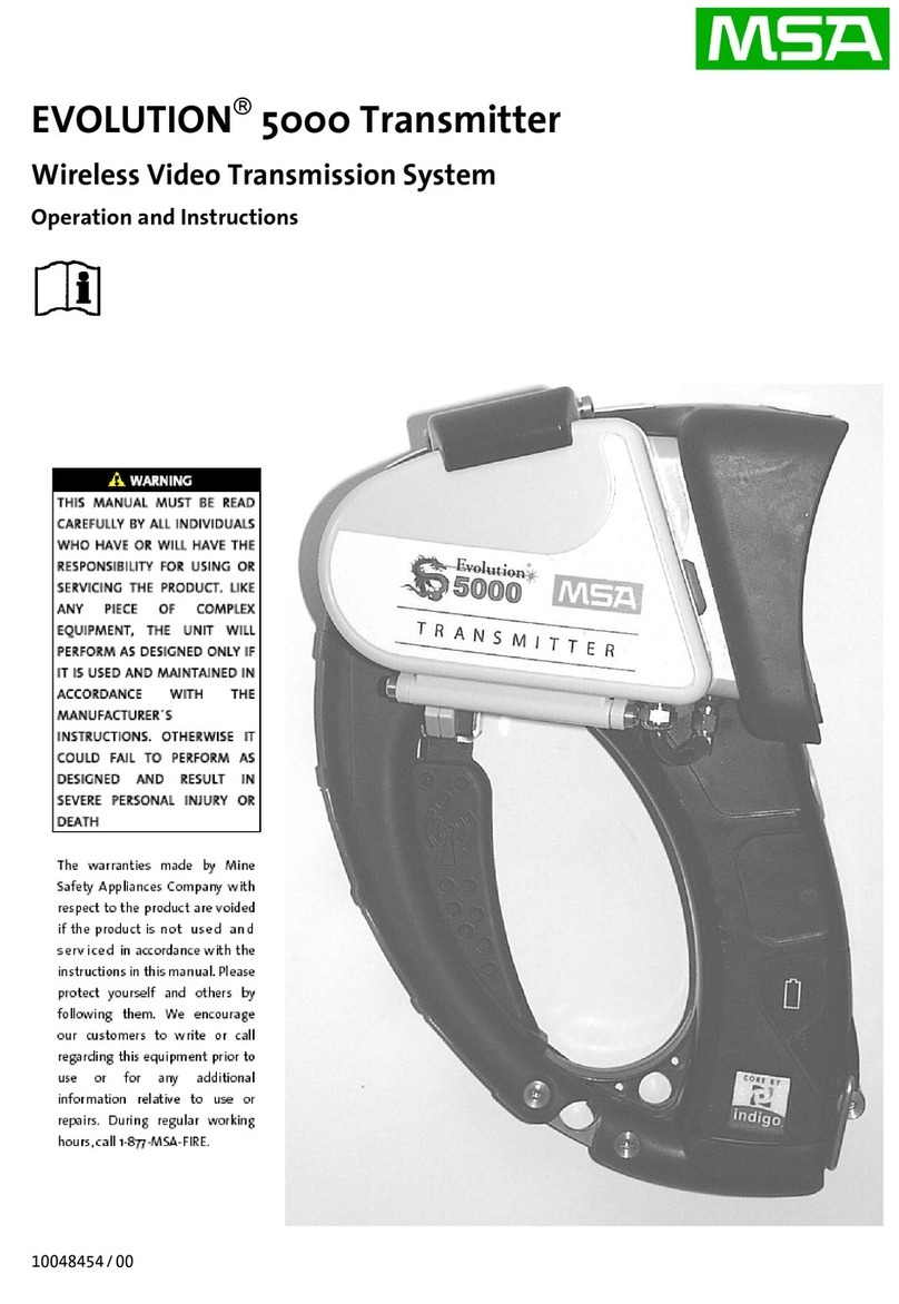 MSA EVOLUTION 5000 Operation and instructions