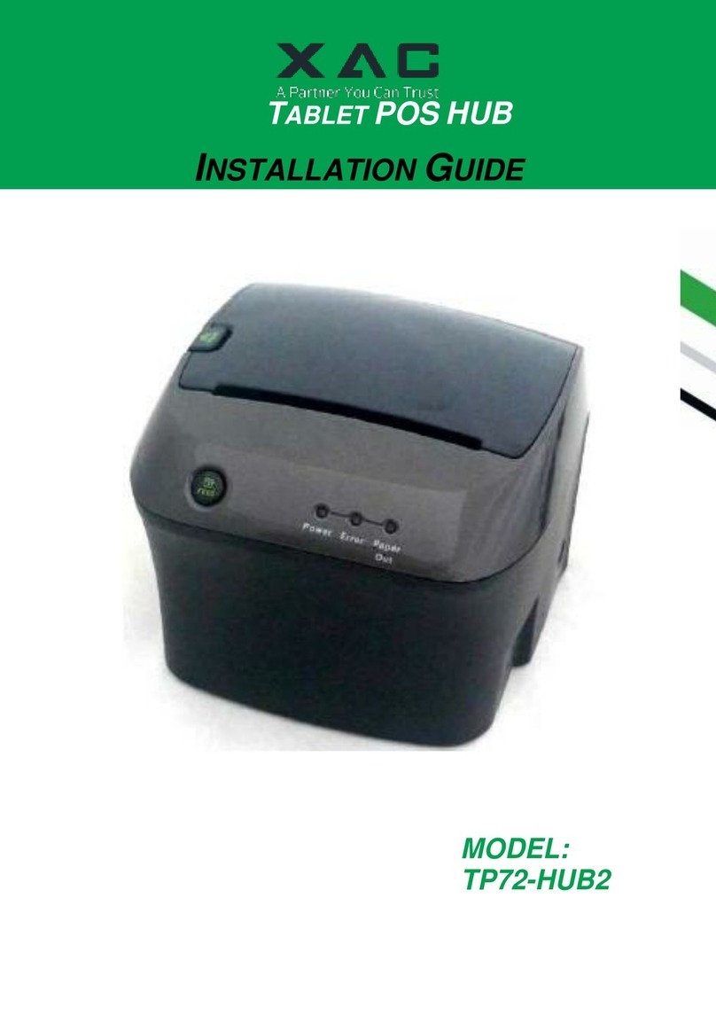 XAC TP72-HUB2 installation guide