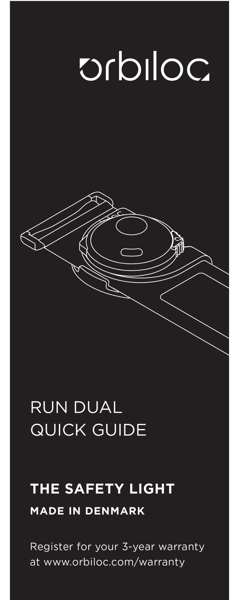 ORBILOC Run Dual Safety Light User manual