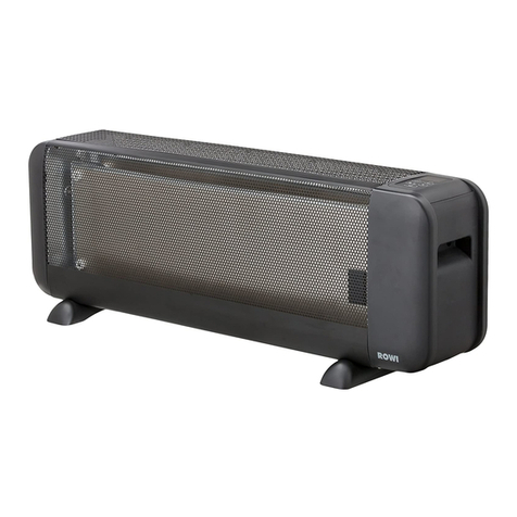 Rowi HWH 2000/2/1 D Convection User manual