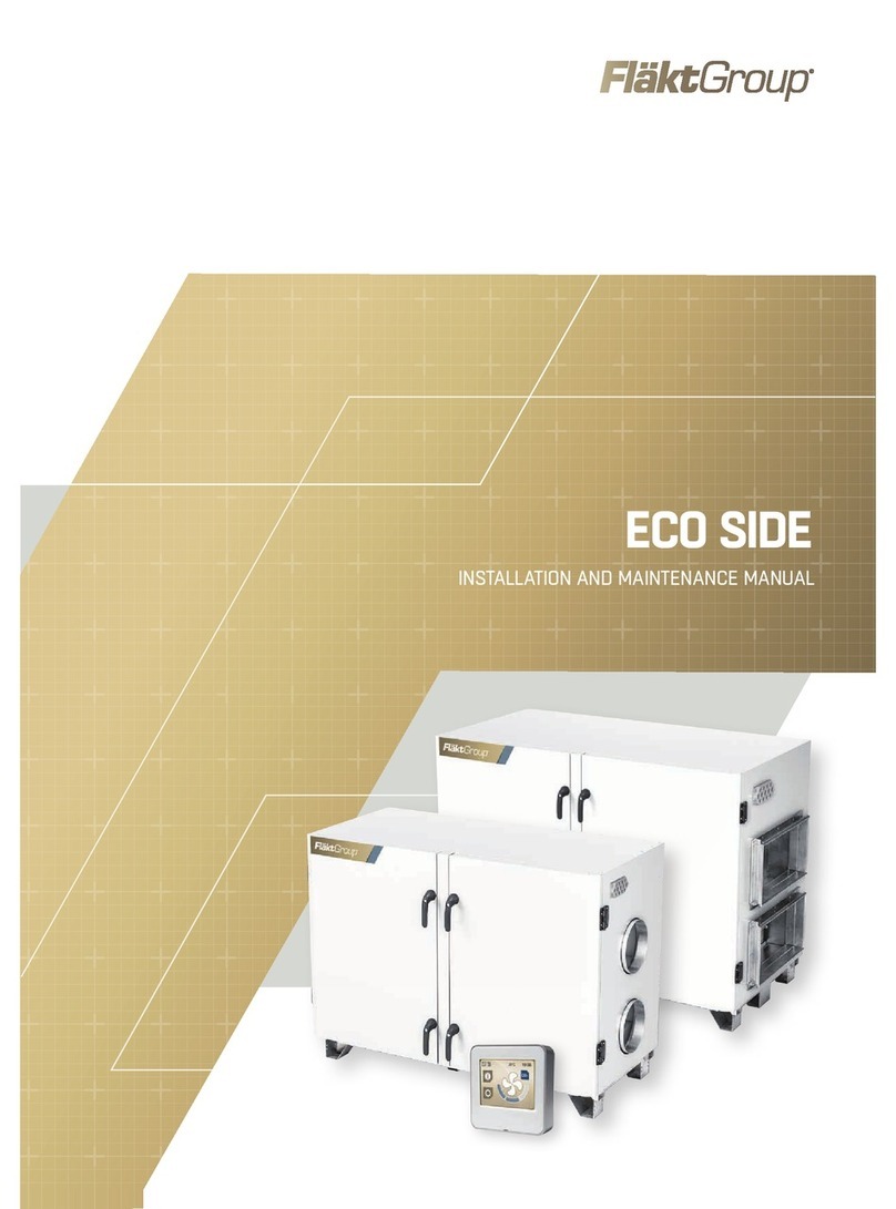 FläktGroup ECO SIDE Installation and maintenance manual