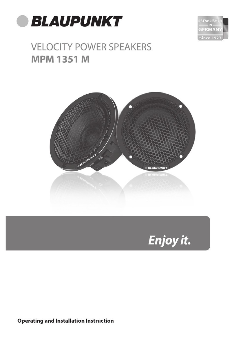 Blaupunkt MPM 1351 M Assembly instructions