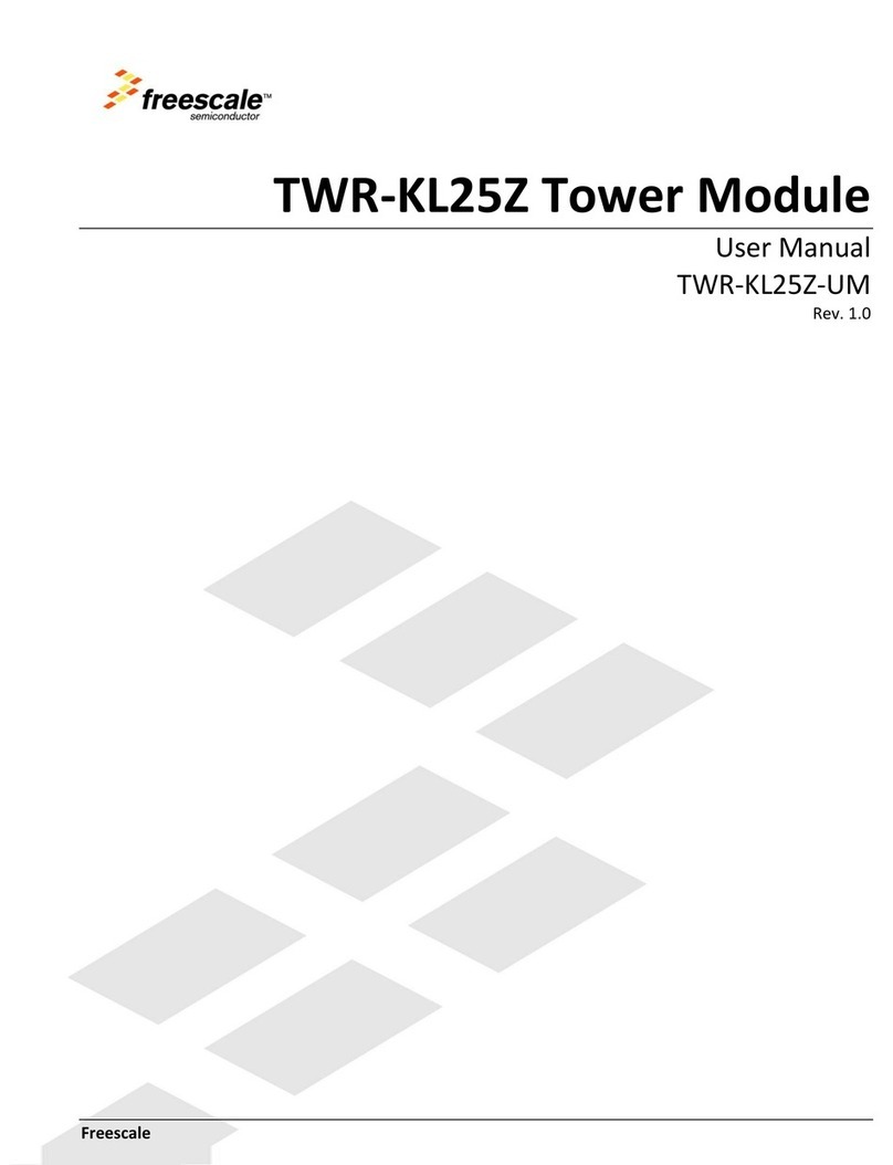 Freescale Semiconductor TWR-KL25Z User manual Freescale Semiconductor TWR-KL25Z User manual