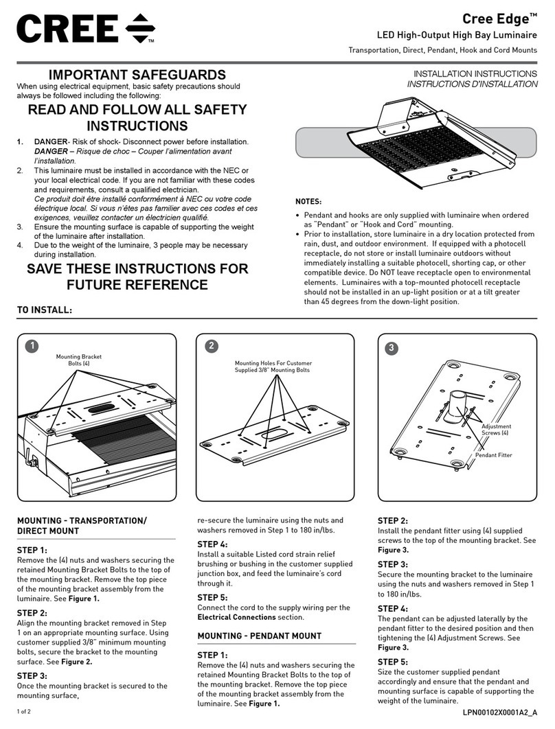 Cree Edge installation instructions