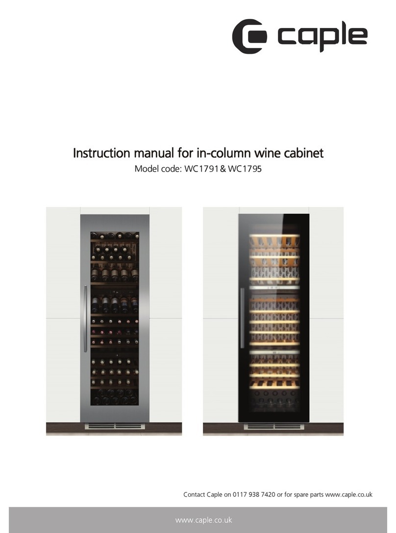 Caple WC1791 instruction manual