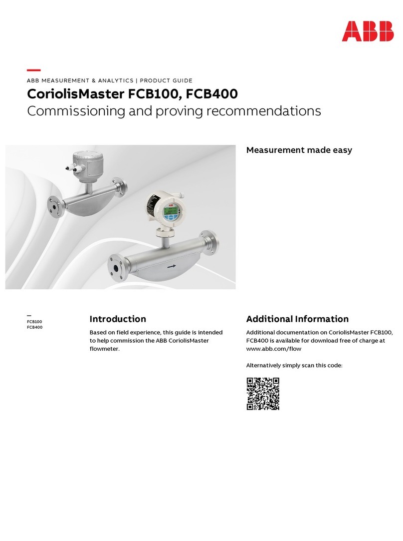 ABB CoriolisMaster FCB100 Product guide