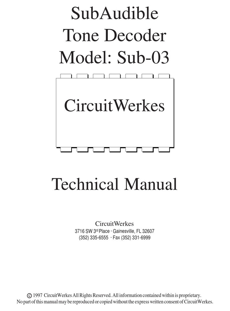 CircuitWerkes Sub-03 Technical manual