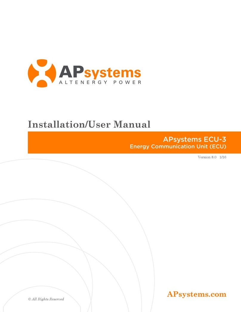 APsystems ECU-3 Installation & user manual