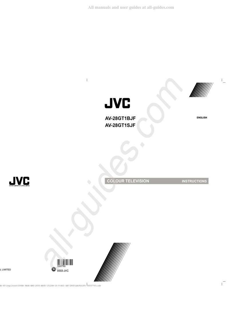 JVC AV-28GT1BJF, AV-28GT1SJF User manual