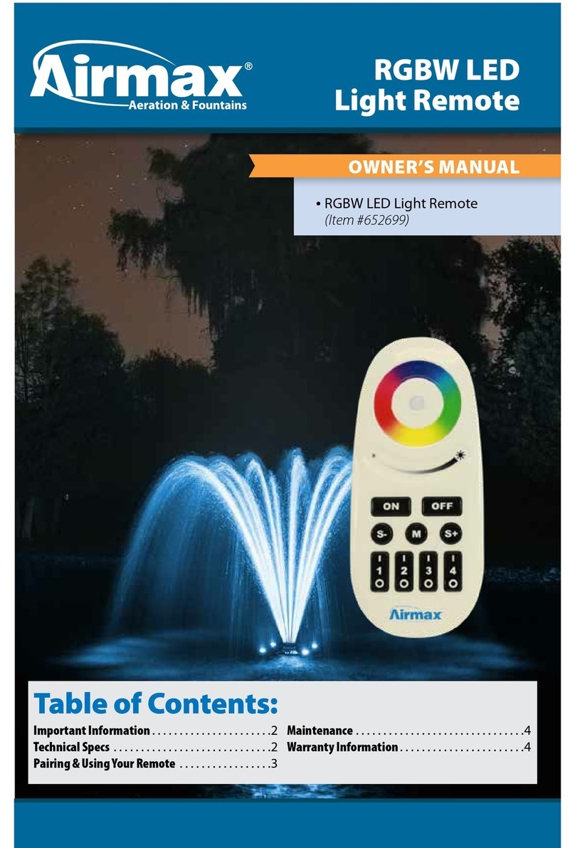 Airmax 652699 owner's manual