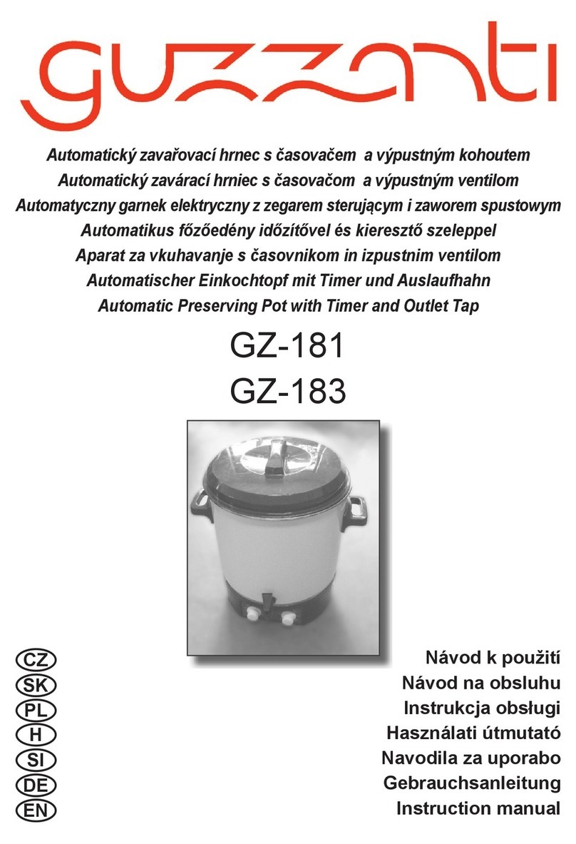 Guzzanti GZ-181 instruction manual