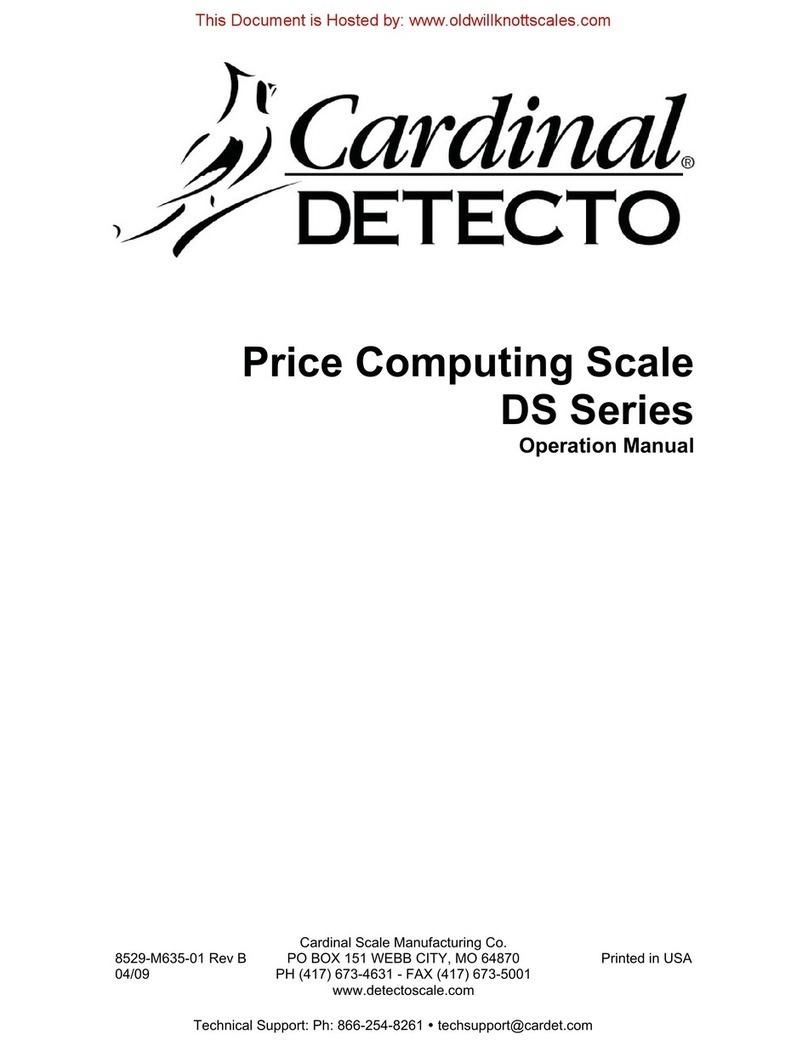 Cardinal DS Series User manual