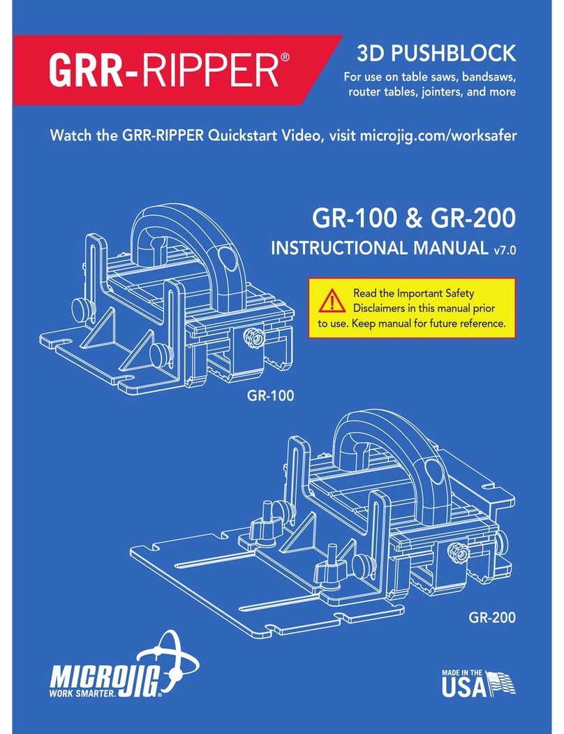 microjig GRR-RIPPER Instructional manual