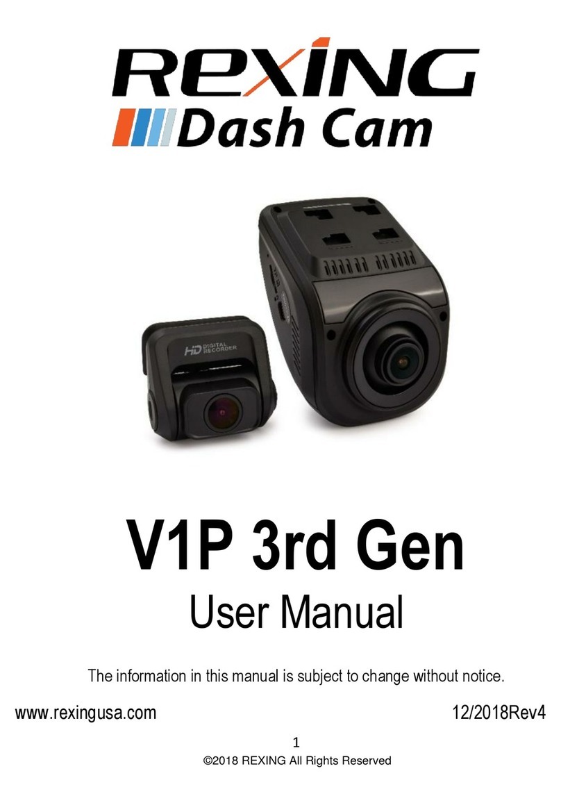 Rexing V1P 3rd Gen user manual