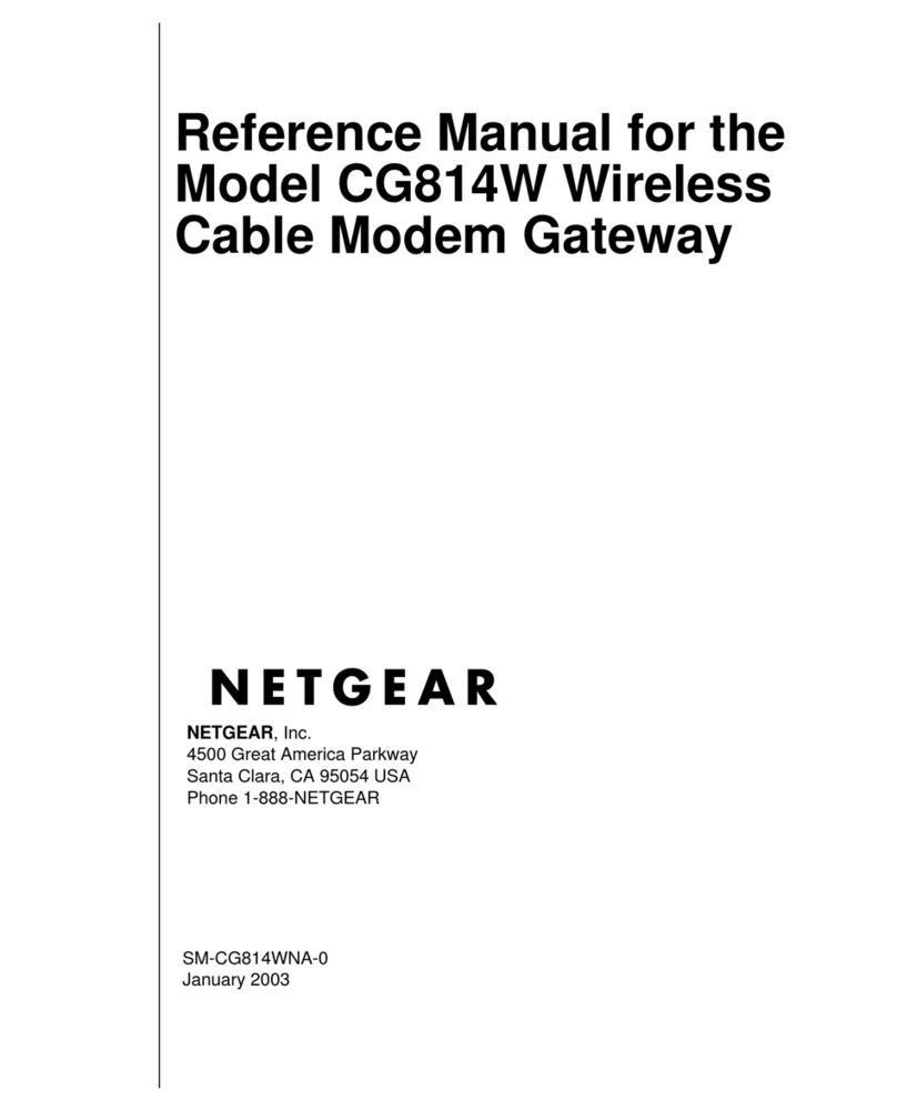 NETGEAR CG814W User manual
