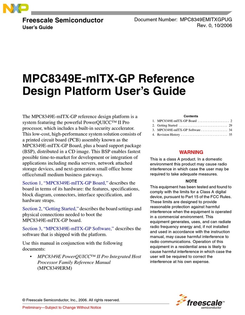 NXP Semiconductors MPC8349E-mITX-GP user guide