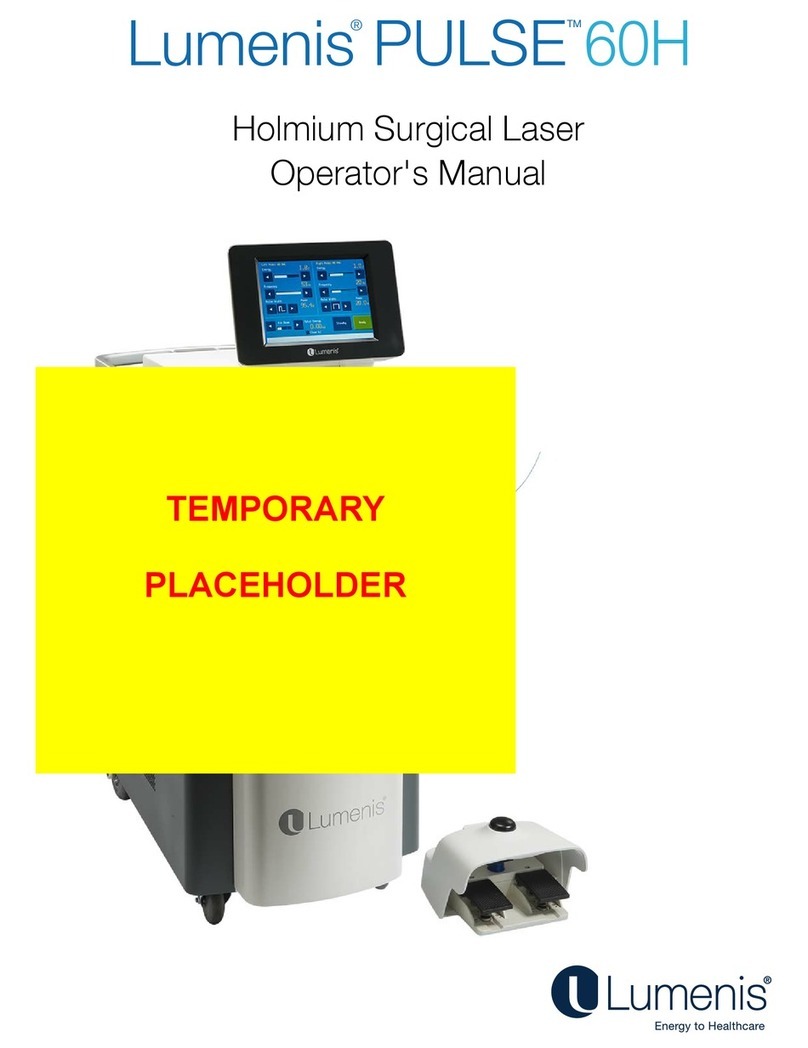 LUMENIS PULSE 60H Operator's manual