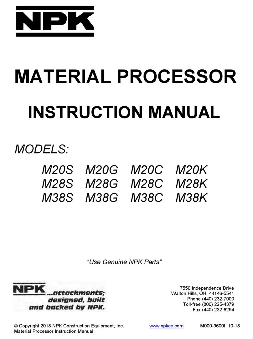 NPK M20S instruction manual