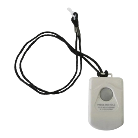 Interlogix Learn Mode Water Resistant Pendant Panic... User manual