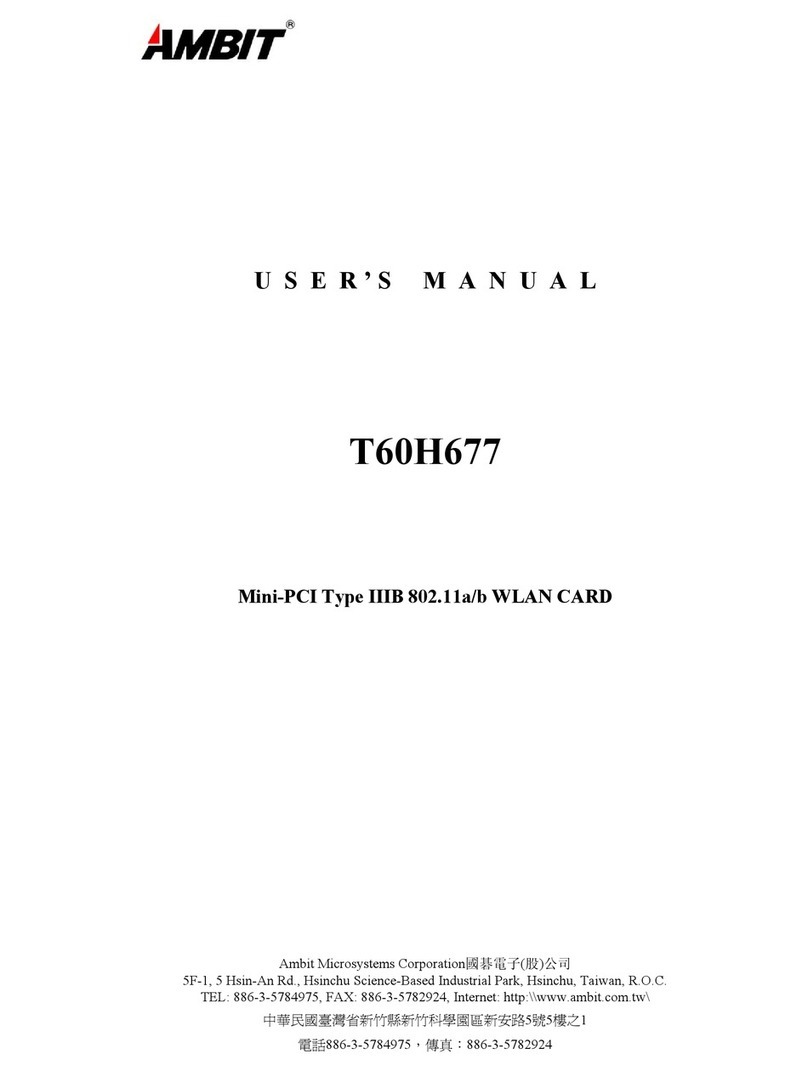 Ambit T60H677 user manual