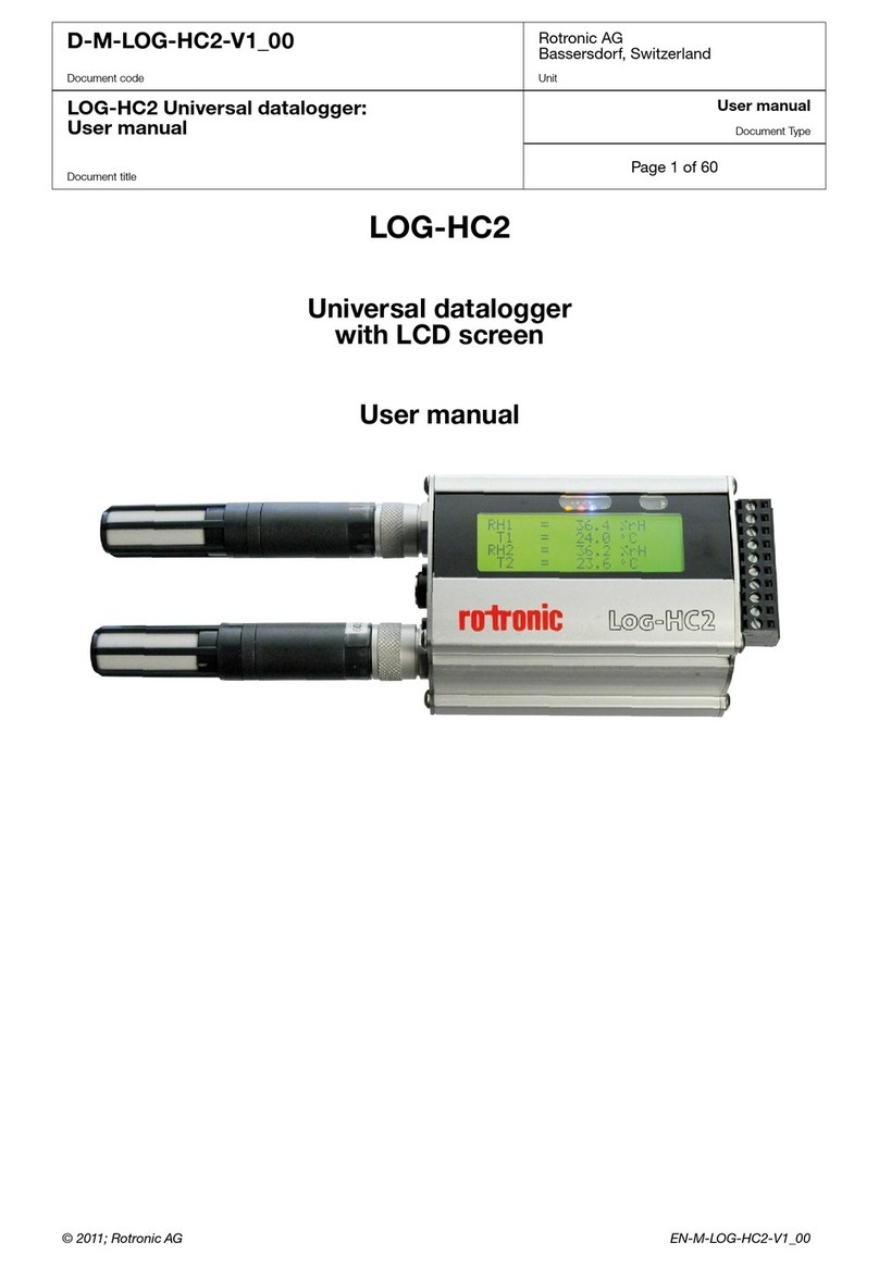 Rotronic LOG-HC2 user manual