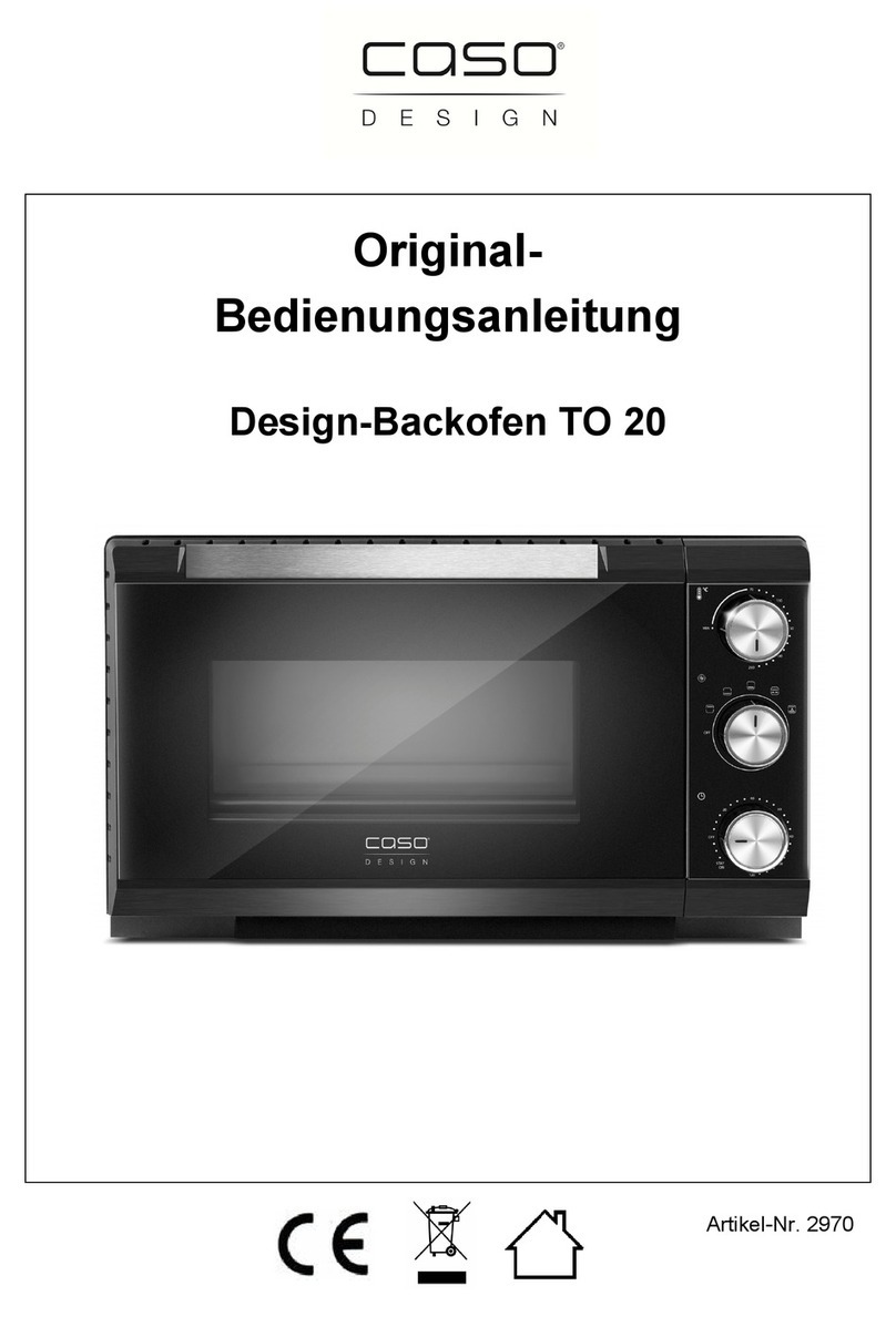 CASO DESIGN TO 20 operating manual