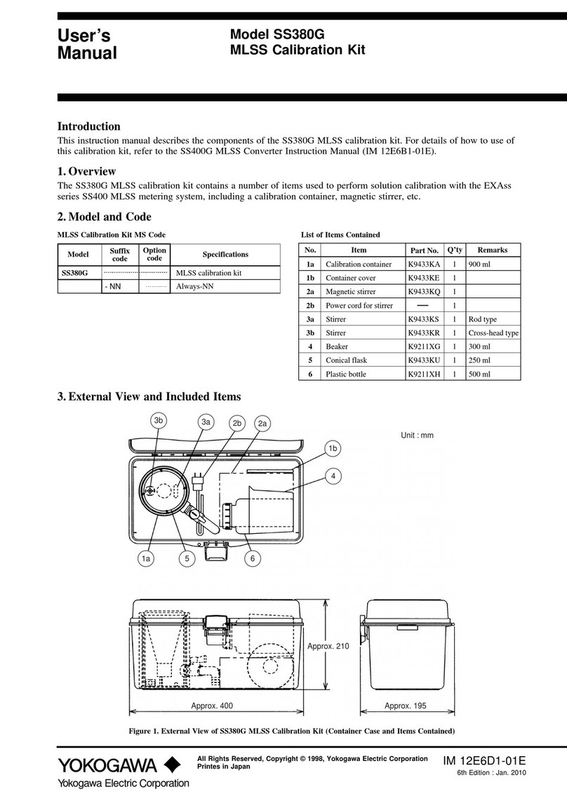 YOKOGAWA SS380G user manual