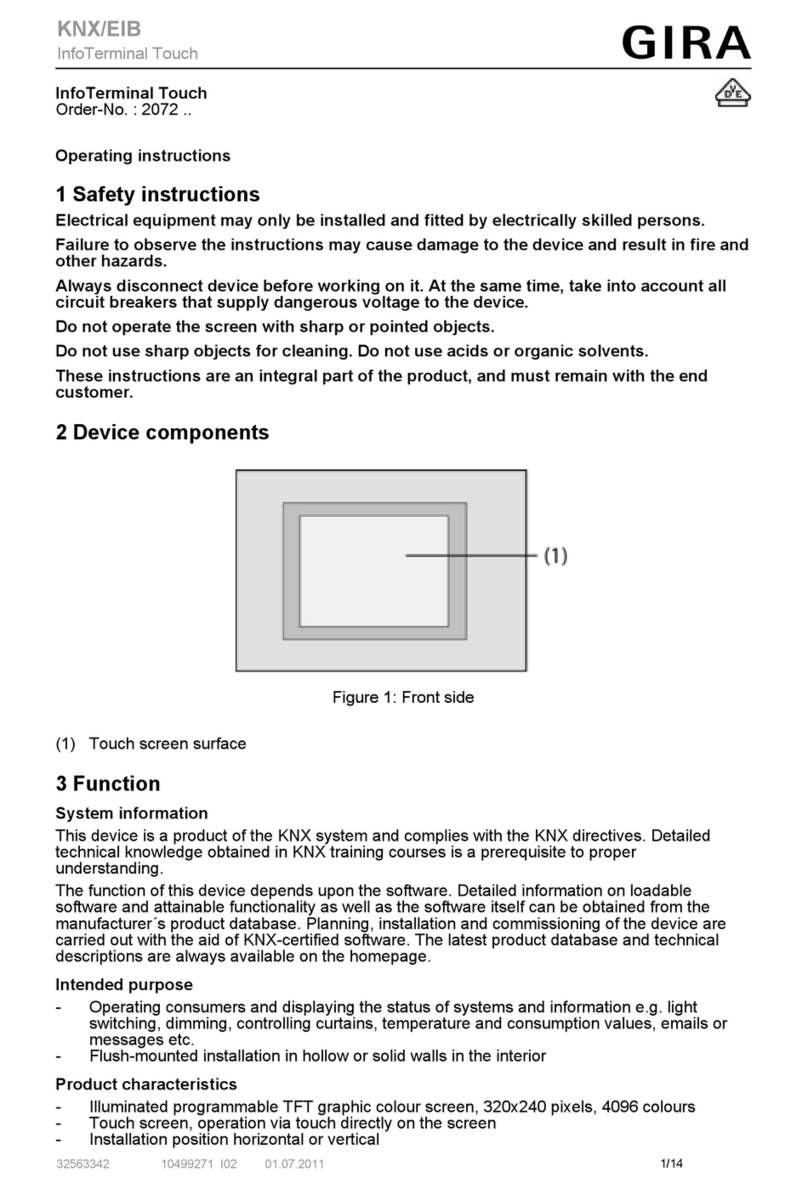 Gira KNX/EIB User manual