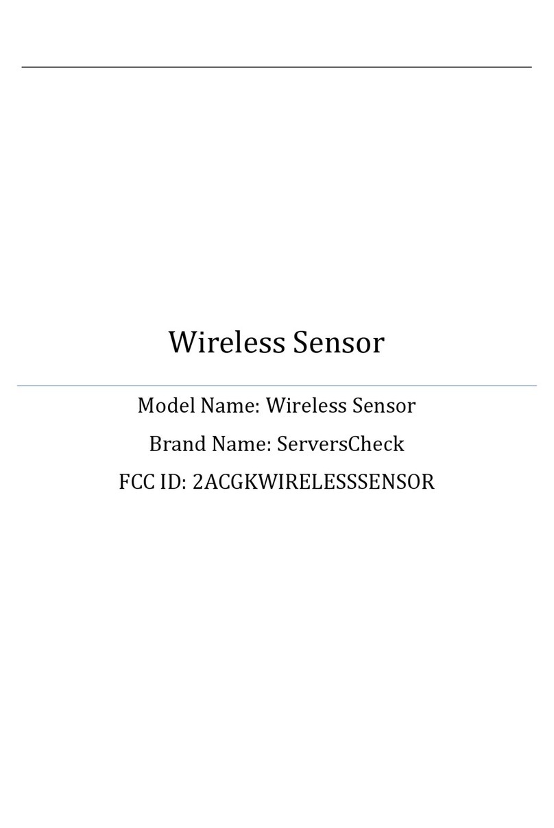 ServersCheck Wireless Sensor user manual
