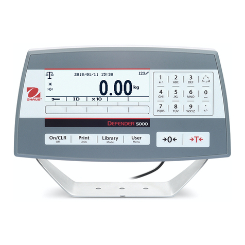 OHAUS Defender 5000 Series instruction manual