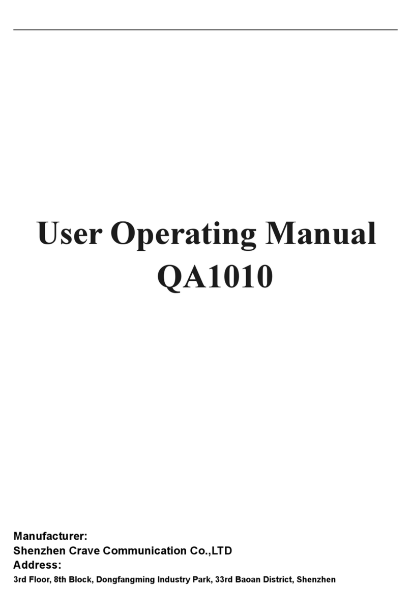 Crave QA1010 operating manual