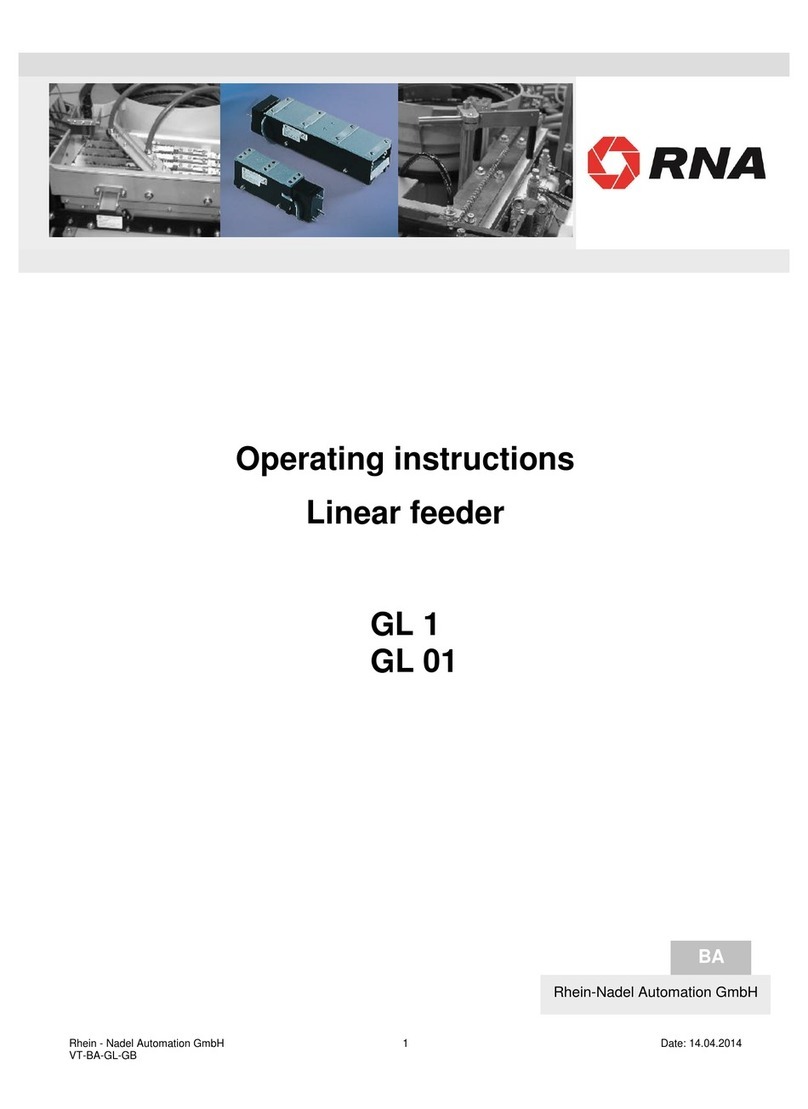 RNA GL 1 operating instructions