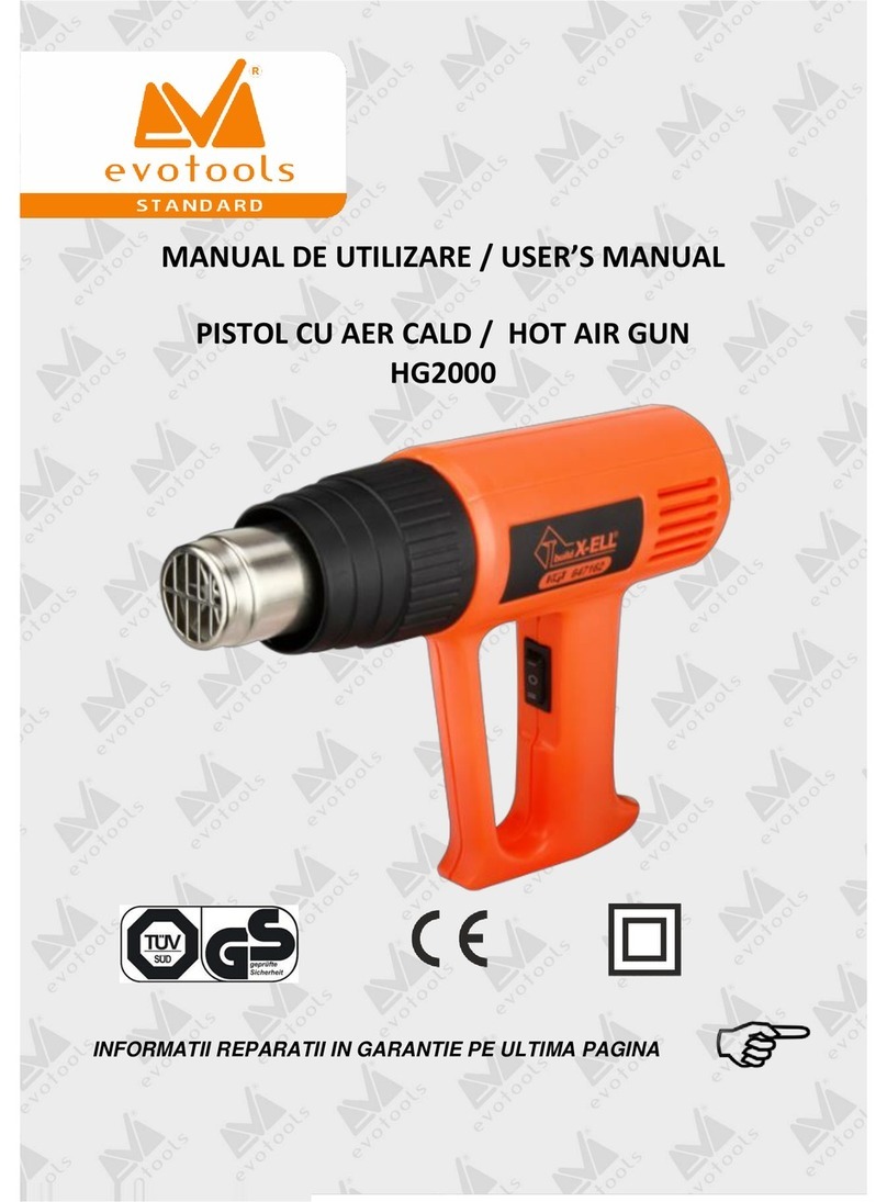 Evotools HG2000 user manual