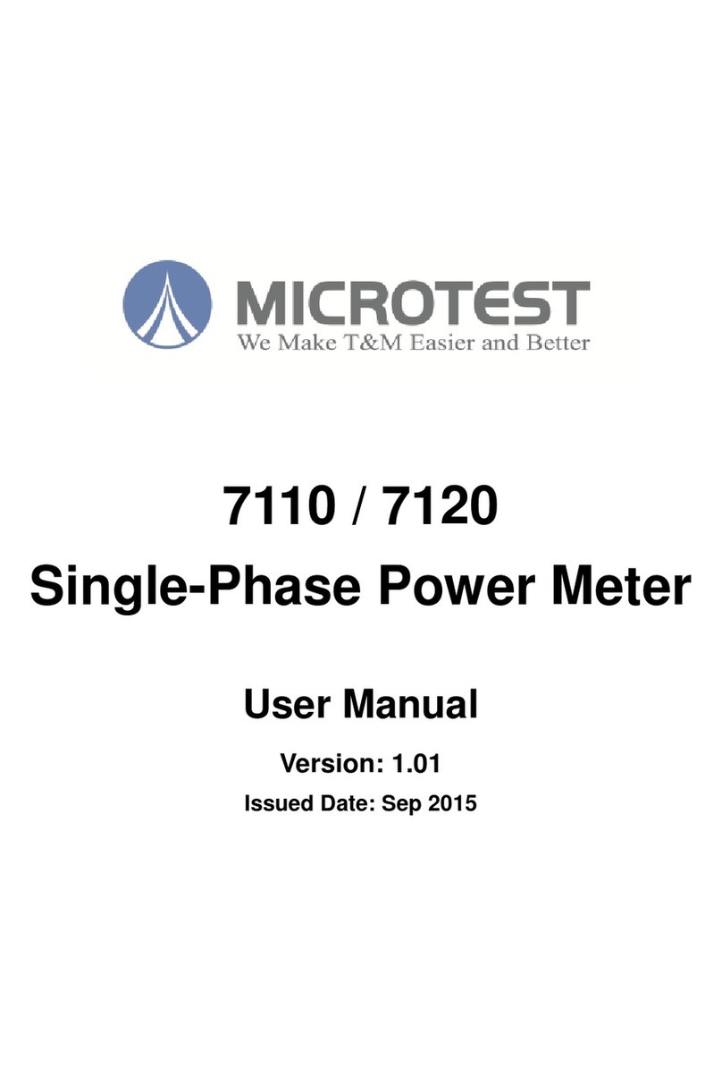 Microtest 7110 user manual