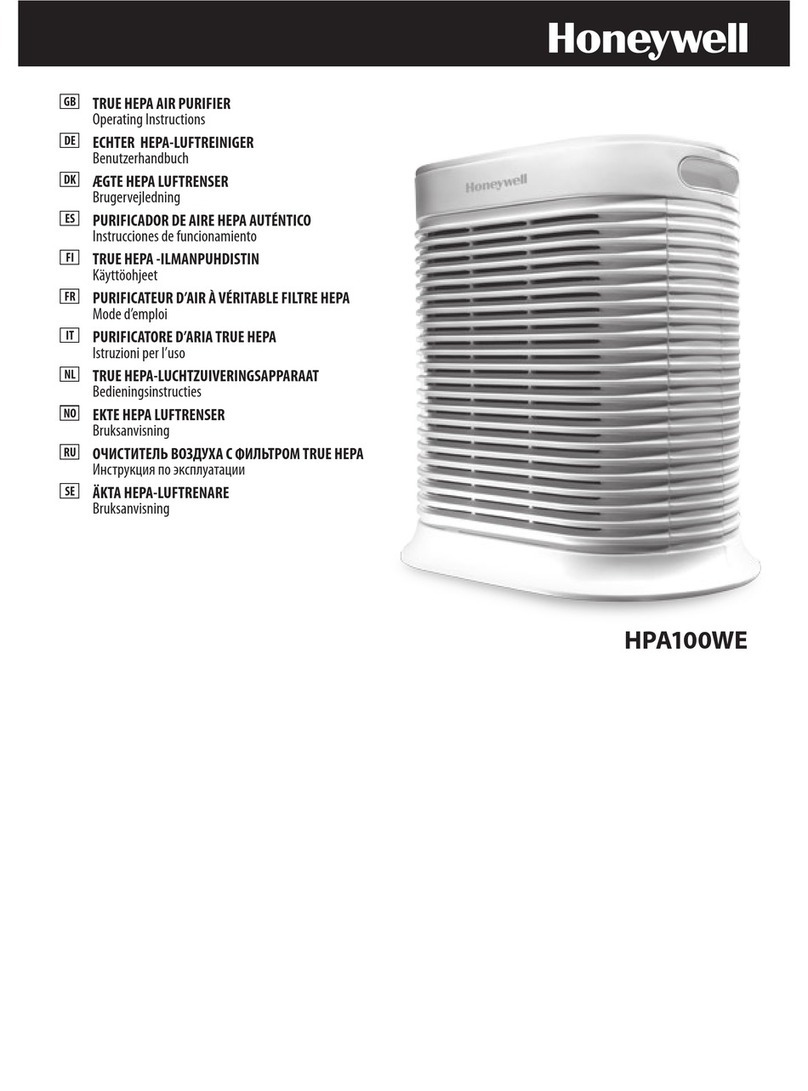 Honeywell HPA100WE User manual