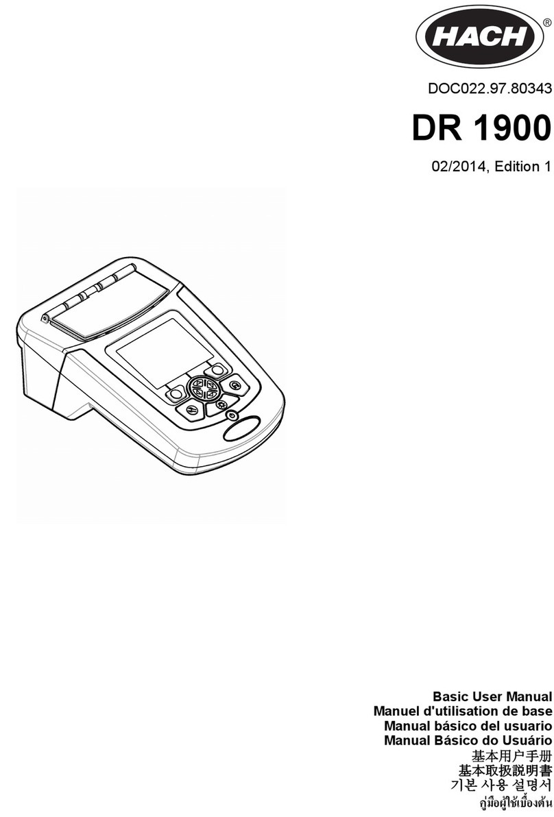 Hach DR 1900 Basic user manual