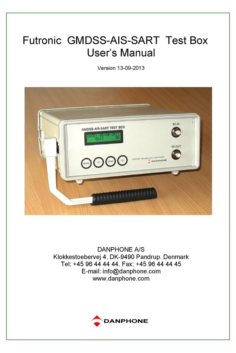 DANPHONE Futronic GMDSS-AIS-SART user manual