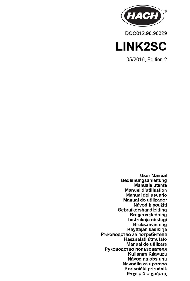 HACH LANGE LINK2SC user manual