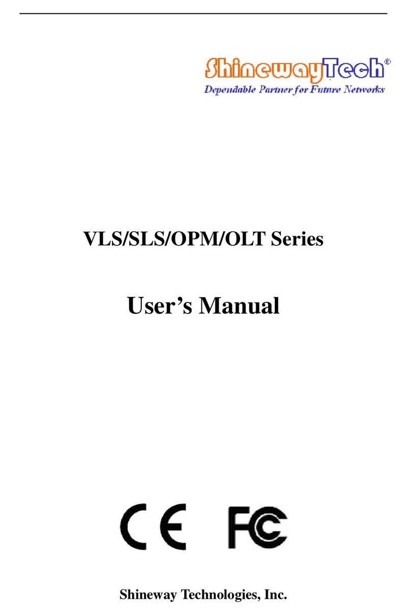 Shineway Tech VLS Series User manual