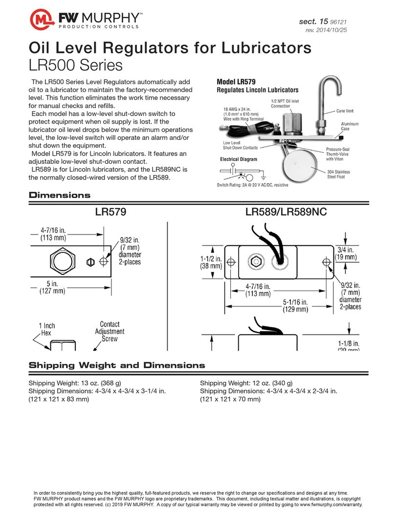 FW Murphy LR579 installation instructions