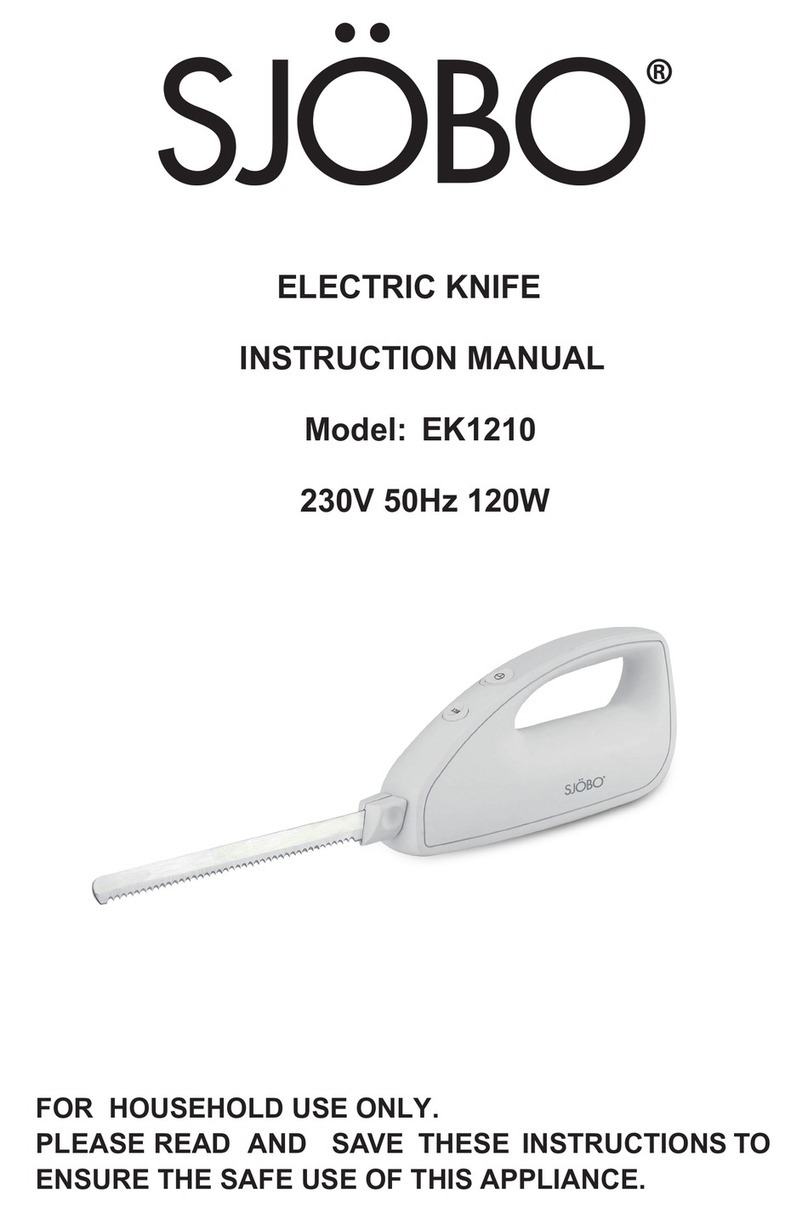 SJÖBO EK1210 instruction manual