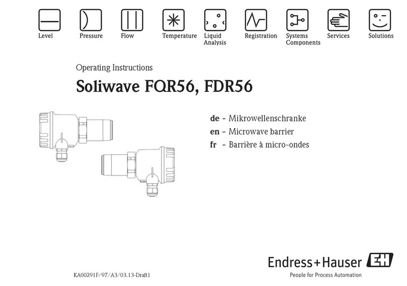 Endress+Hauser Soliwave FQR56 operating instructions