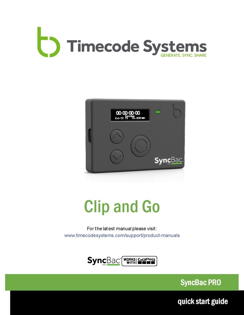 timecode systems SyncBac PRO quick start guide