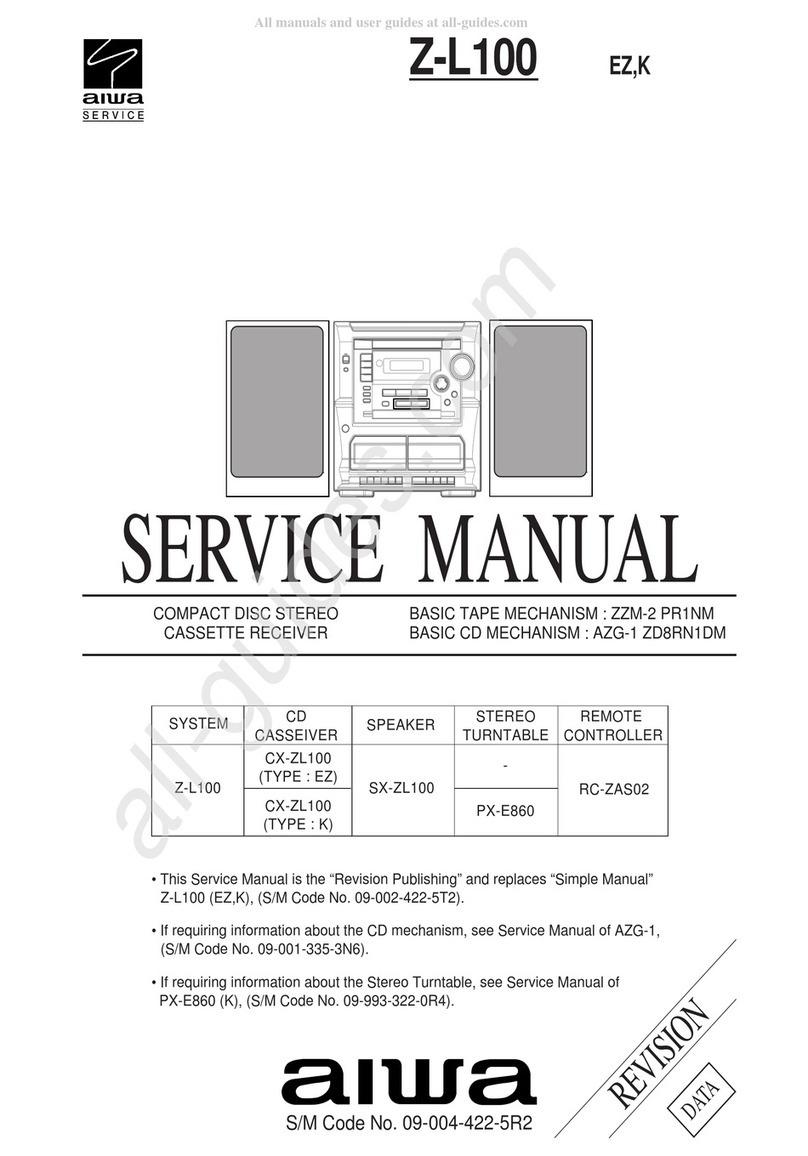 Aiwa Z-L100 User manual