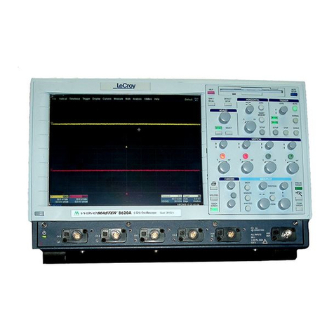 LeCroy WaveMaster 8600A Operator's manual