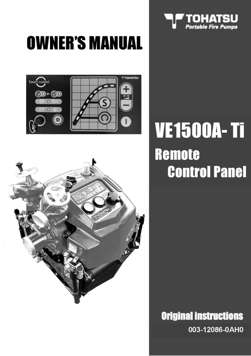 TOHATSU VE1500A- Ti User manual