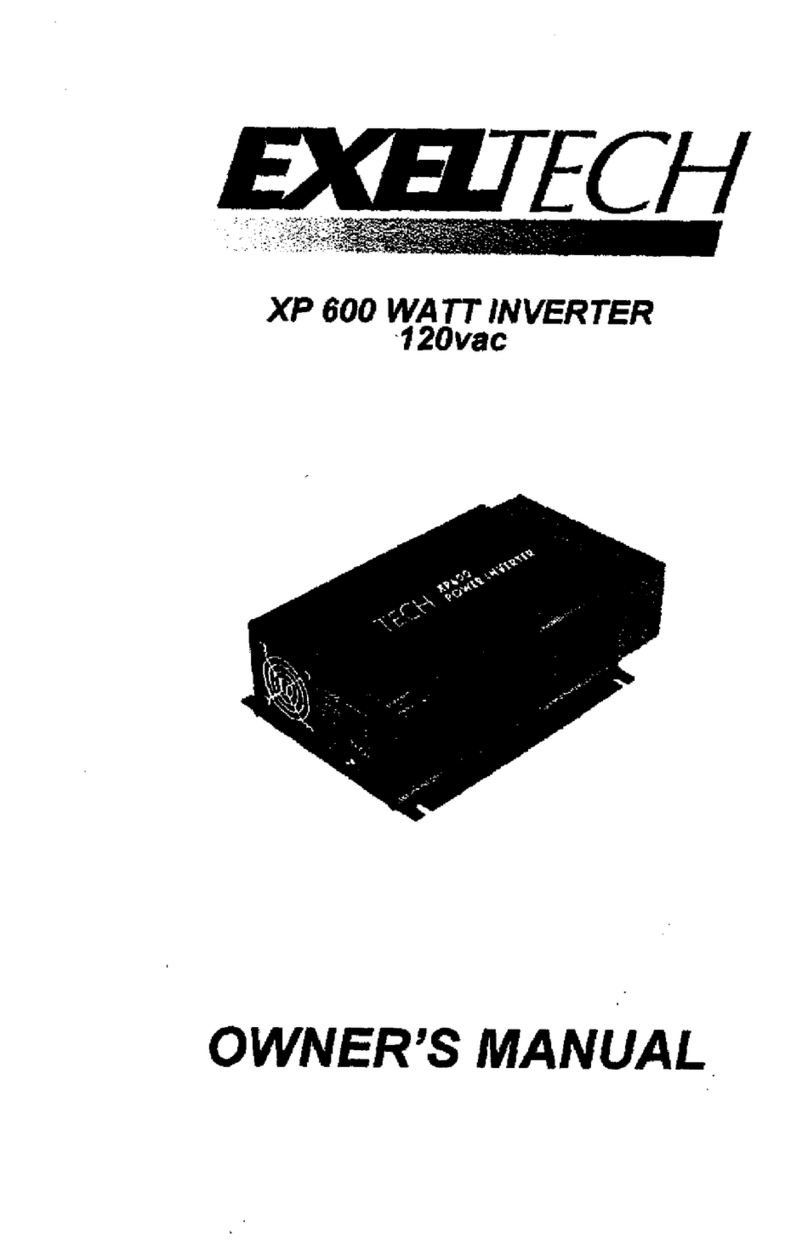 ExelTech XP600 User manual