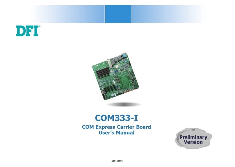 DFI COM333-I User manual