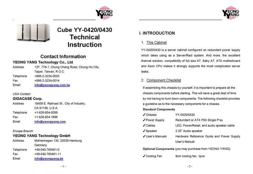 Yeong Yang Cube YY-0430 Technical Instruction